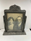Antique ornate framed photo of a couple 12 X 10 - thumbnail 1 of 3