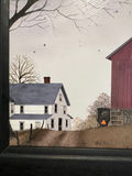 Framed print of a rural farm with a quilt barn - thumbnail 4 of 4
