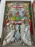 Electric Oriental Love Lamp with Fabric Shade and Ornate Frame - thumbnail 3 of 5