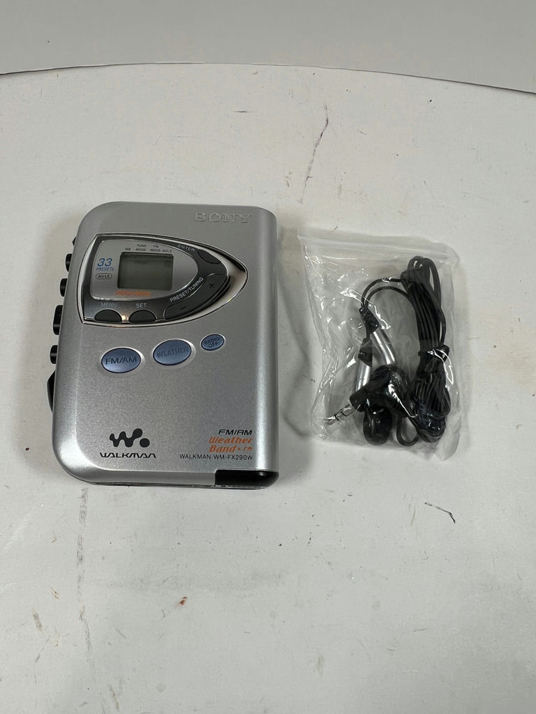 Sony Walkman WM-FX290W Weather Band Portable Cassette Player with Earbuds - image 1 of 5
