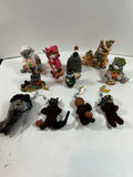 Halloween Figurines and Ornaments (Cats, Pumpkins, Grave Marker) - thumbnail 1 of 10