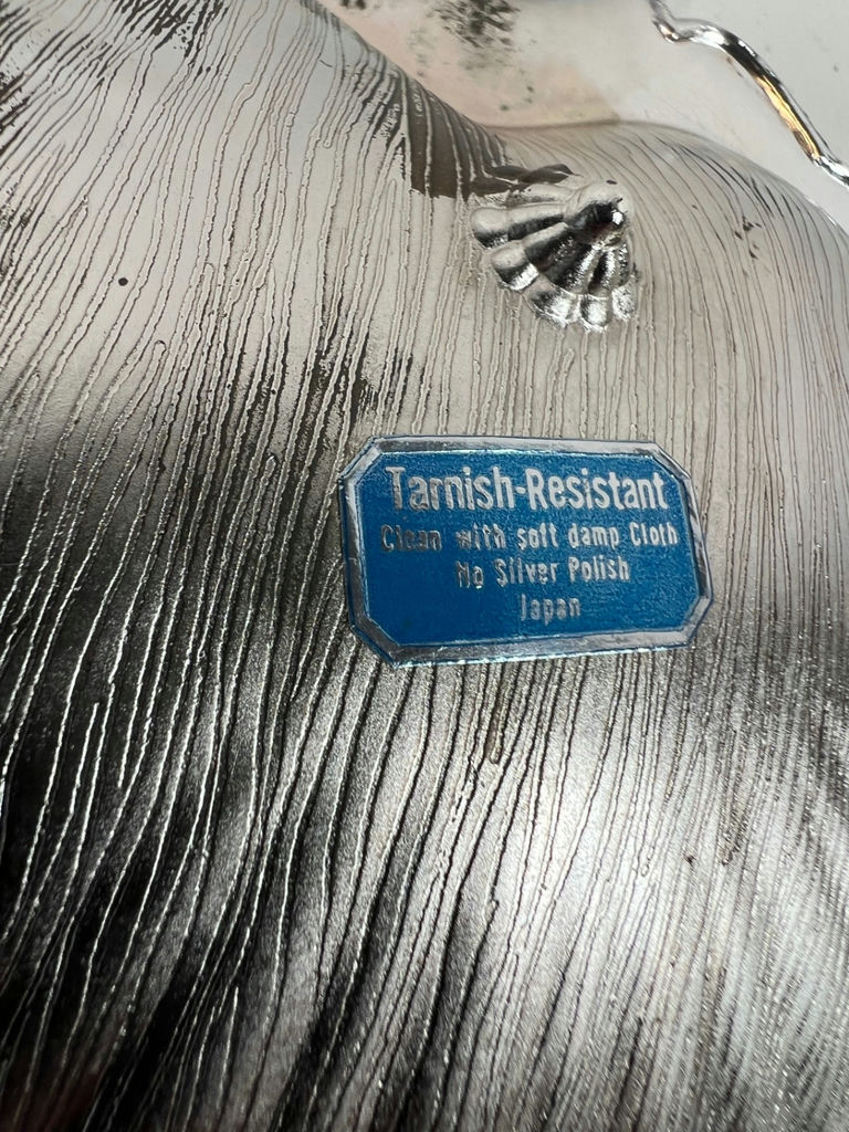 Shell-shaped Tarnish-Resistant Silver Decorative Dish - image 3 of 3