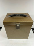 Collection of 60 vintage vinyl 45's records and a metal storage box - thumbnail 1 of 17