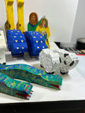 Hand-painted NOAH'S ARK wooden toy animals and shapes - thumbnail 3 of 4