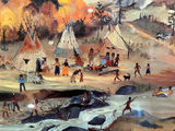 Indian Summer print by Will Moses 27" x 21" - thumbnail 2 of 8