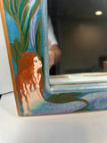 Hand-Painted Mermaid Border Wall Mirror by J Charter - thumbnail 2 of 7