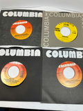 Blue storage box with a collection of 60 vintage 45 RPM vinyl singles - thumbnail 8 of 17