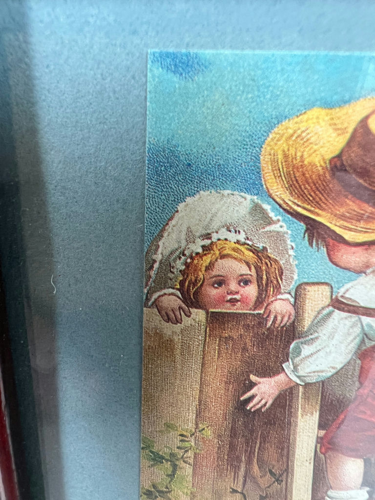Framed vintage postcard-style illustration 6 X 5 - image 3 of 3