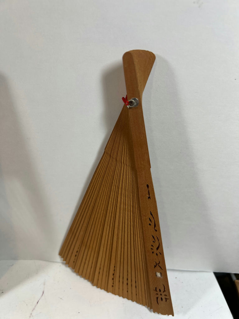 Assorted decorative oriental folding fans - image 3 of 5