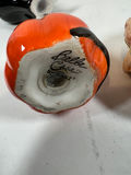 Halloween ceramic set: Bella Casa by Ganz dish, pumpkin jar, and black cat figurine - thumbnail 5 of 6