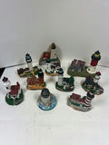 Set of miniature lighthouse figurines - thumbnail 1 of 13