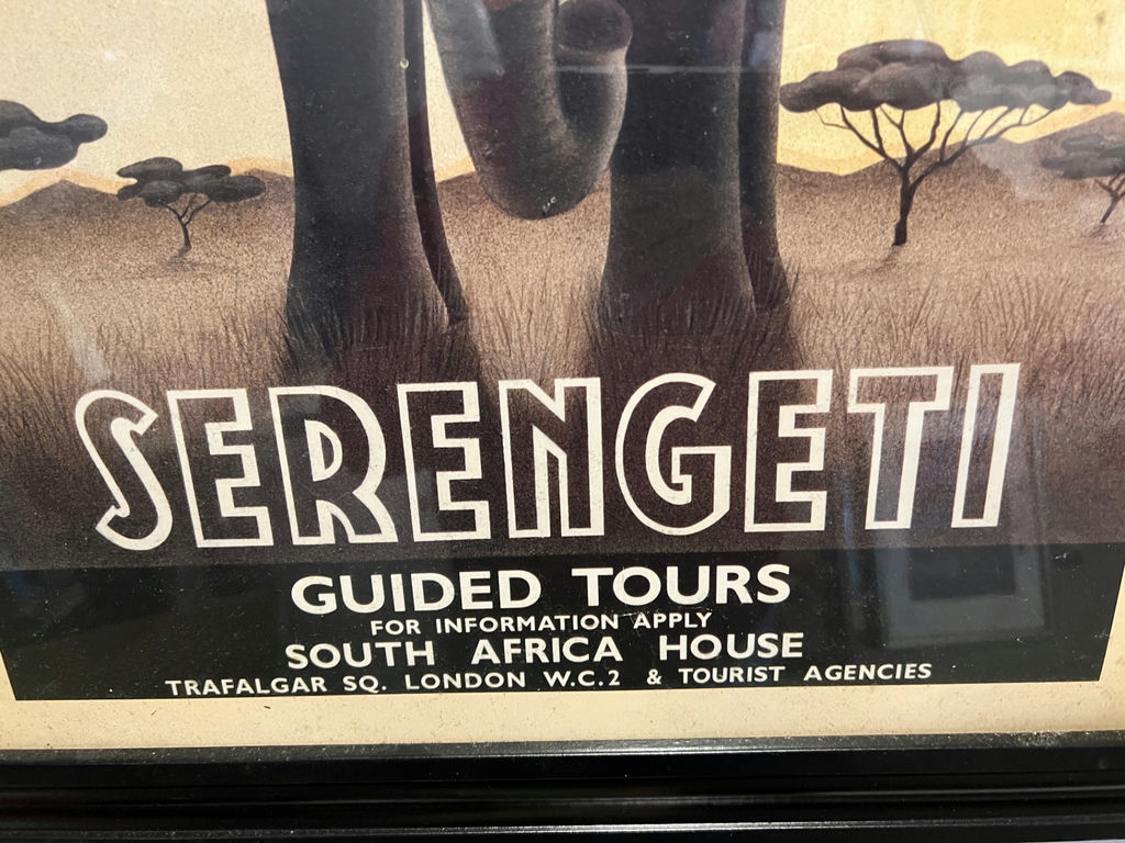 Safari Serengeti Elephant Poster 31" x 21" - image 3 of 5