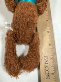 SHYLLING Brown plush dog with blue ribbon KEY WINDUP AND FLIP - thumbnail 5 of 5