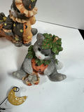 Halloween Figurines and Ornaments (Cats, Pumpkins, Grave Marker) - thumbnail 5 of 10