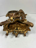 Bronze cherub clock statue - thumbnail 6 of 7