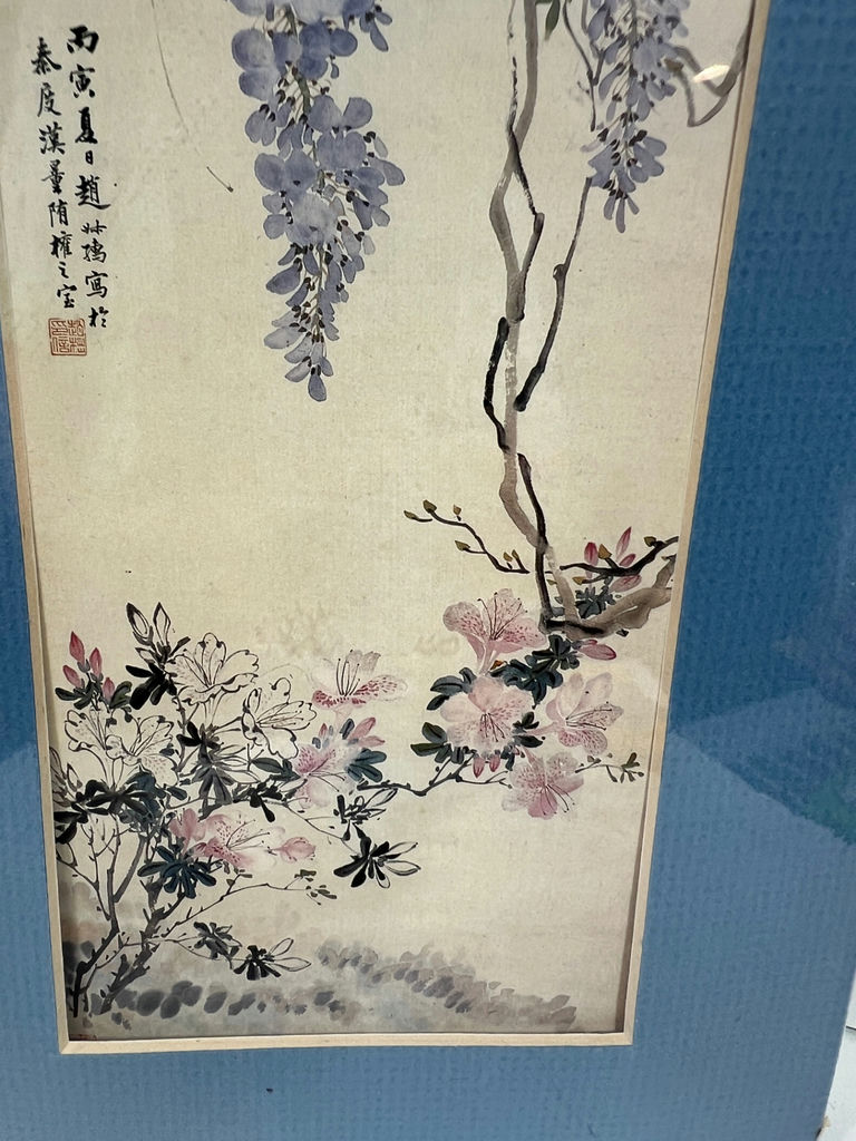 Summer Blossoms, hanging scroll by Chao Shu-ju (1926) 12 X 7 - image 3 of 4