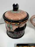 Village Scene Ceramic Jar, Pitcher, and Switch Cover Plate - thumbnail 2 of 5