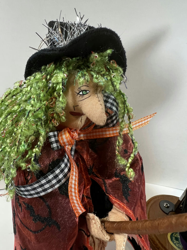 Bearington Collection Halloween plush figures with pumpkin accessories - image 2 of 6
