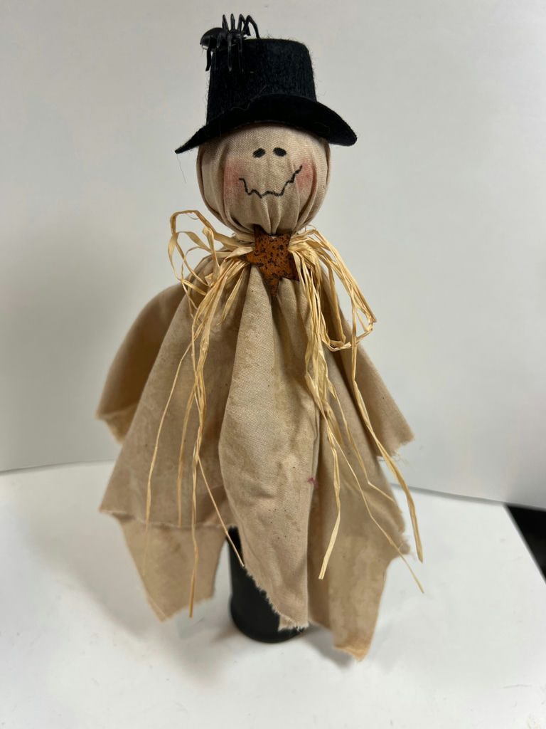 Halloween Fabric Doll Set: Pumpkin, Witch, and Scarecrow Figures - image 5 of 6