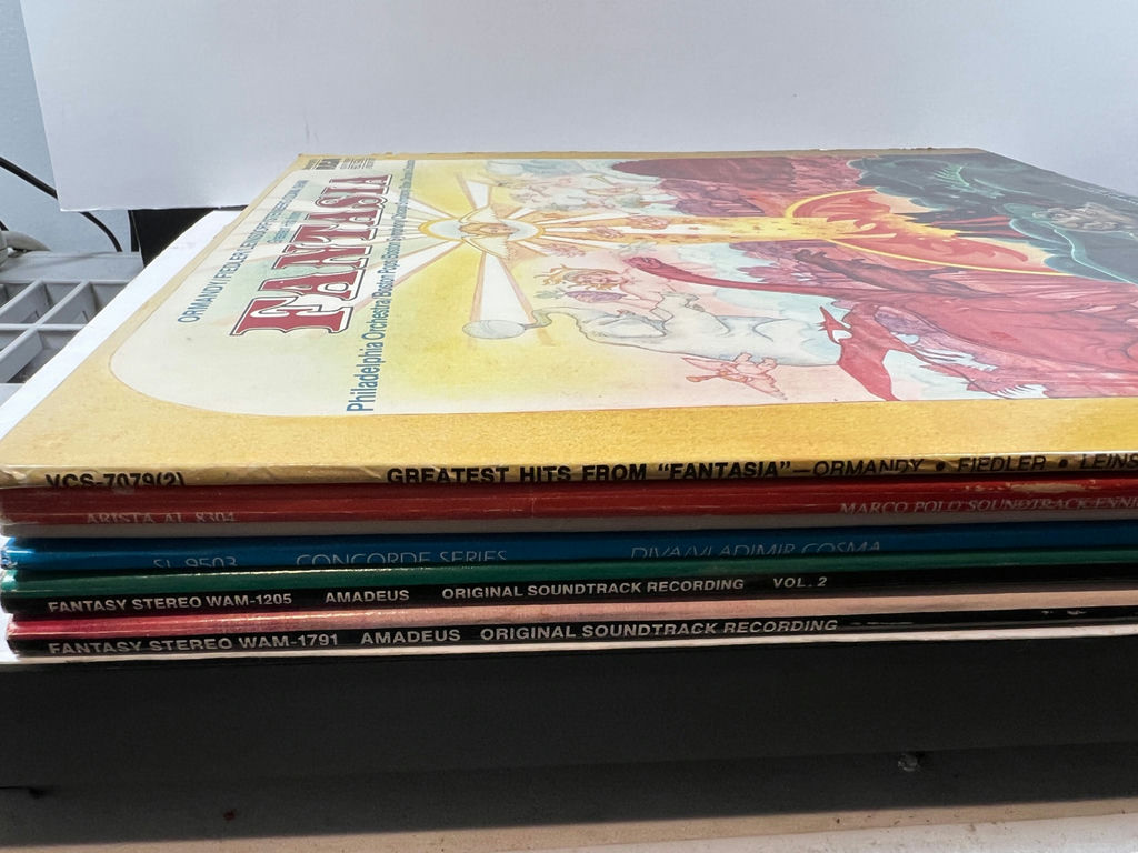 Collection of soundtrack vinyl records - image 1 of 7