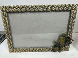 Two decorative photo frames with jeweled borders for 4" x 6" Photos - thumbnail 2 of 3