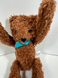 SHYLLING Brown plush dog with blue ribbon KEY WINDUP AND FLIP - thumbnail 2 of 5