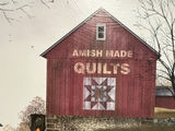 Framed print of a rural farm with a quilt barn - thumbnail 3 of 4