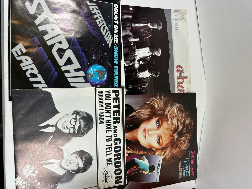 Vintage Lot of 66 45's 7-Inch Vinyl Records and Sleeves Collection - image 15 of 20