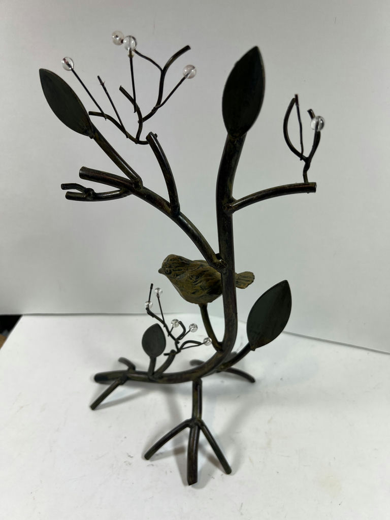 Iron Tree Jewelry Display Stand with Bird - image 4 of 5