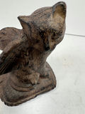 ANTIQUE Rusty cast-iron bird sculpture - thumbnail 3 of 4