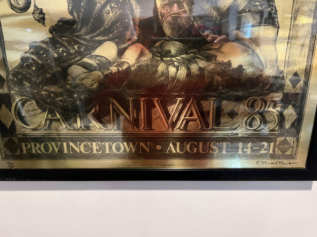 Carnival '85 framed poster by F. Ronald Fowler 27" x 21" - image 2 of 5