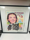 Wizard of Oz framed T-SHIRT postage stamp art - 15" X 15" - thumbnail 1 of 3