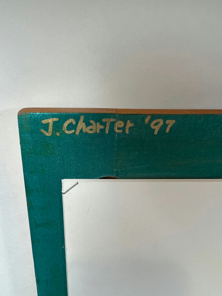 Hand-Painted Mermaid Border Wall Mirror by J Charter - image 7 of 7