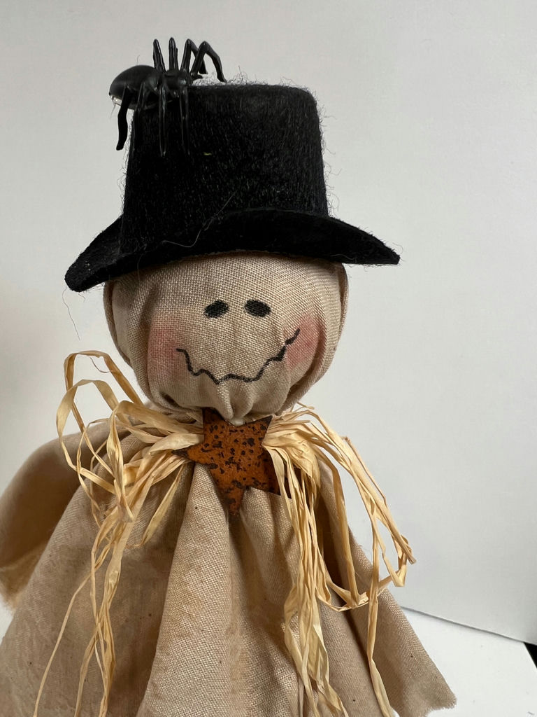 Halloween Fabric Doll Set: Pumpkin, Witch, and Scarecrow Figures - image 6 of 6