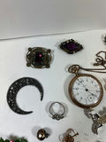 HUGE Assorted jewelry collection and a pocket watch - thumbnail 2 of 10