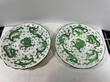 Dragon-pattern ceramic plates - Dragon Trademark and Made in England. - thumbnail 1 of 5