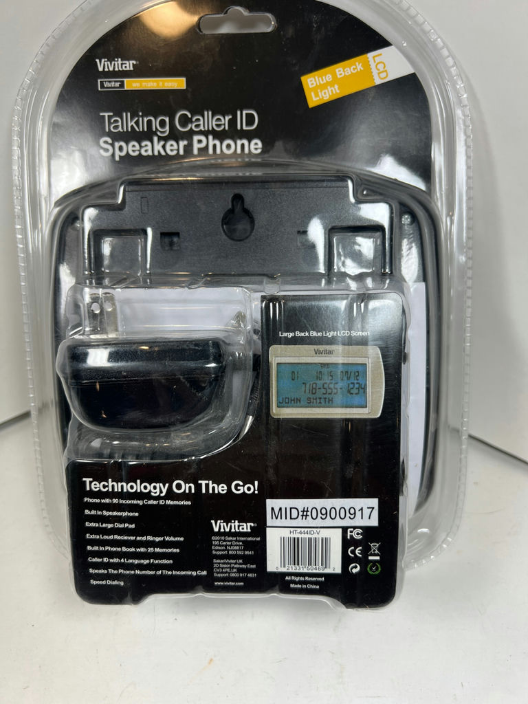 Vivitar Talking Caller ID Speaker Phone in packaging - image 5 of 6
