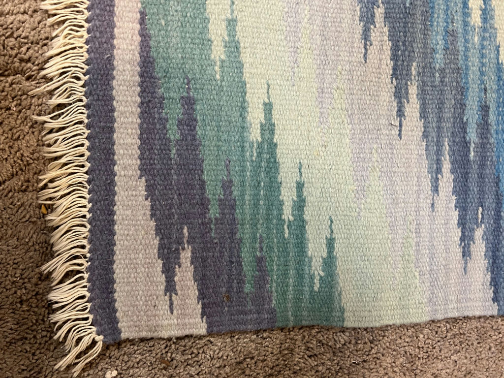 Van Klee handmade woven rug - 39" x 25" - image 2 of 3