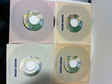 Blue storage box with a collection of 60 vintage 45 RPM vinyl singles - thumbnail 3 of 17