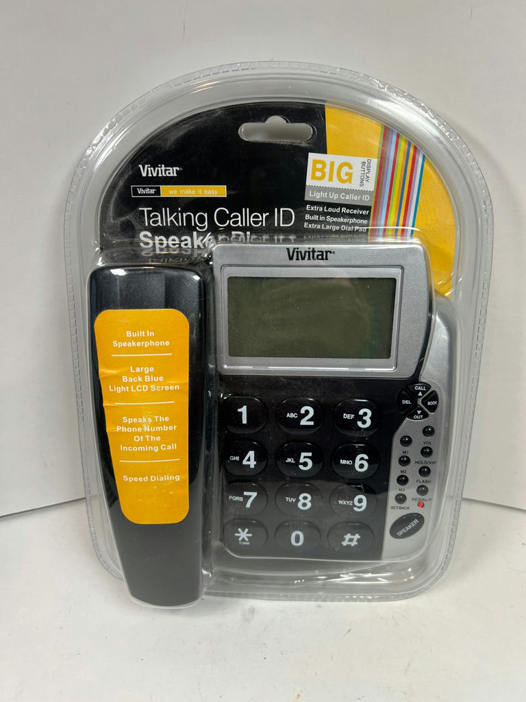 Vivitar Talking Caller ID Speaker Phone in packaging - image 1 of 6