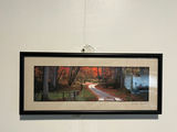 Autumn woodland path photograph by Joseph Barnett 13 X 6 - thumbnail 1 of 5