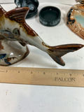 Ceramic animal figurines: tiger, fish, and foo dog trinket box - thumbnail 7 of 7