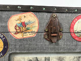 Vintage travel trunk photo frame with sticker collage 10 X 8 - thumbnail 3 of 4