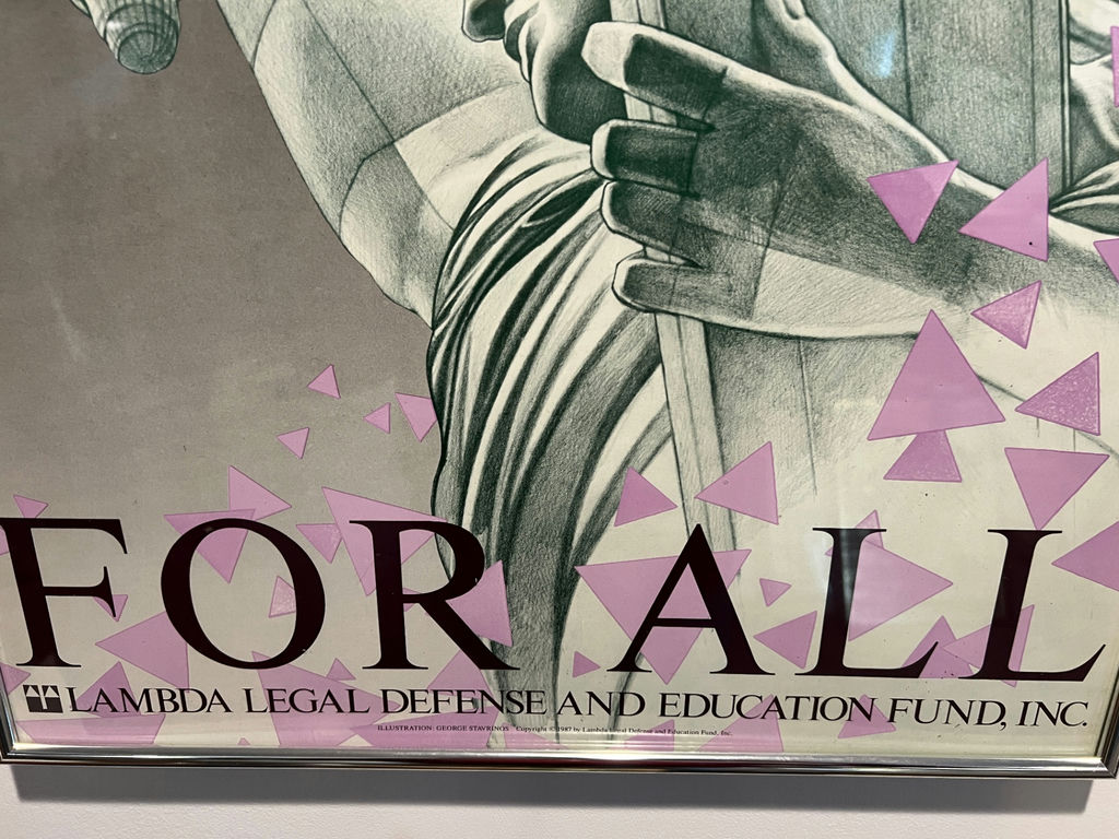 Liberty for All poster with Lambda Legal materials 25" x 19" - image 3 of 5