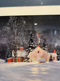 Framed Fred Swan Winter Landscape Print (520/600) with Certificate 20" x 17" - thumbnail 2 of 6