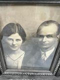 Antique ornate framed photo of a couple 12 X 10 - thumbnail 2 of 3