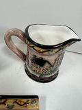 Village Scene Ceramic Jar, Pitcher, and Switch Cover Plate - thumbnail 4 of 5