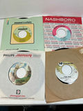 Collection of 60 vintage vinyl 45's records and a metal storage box - thumbnail 11 of 17