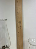 Pair of glass hurricane lamps - thumbnail 4 of 4