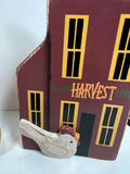 Three decorative wooden houses with animals and autumn greetings - thumbnail 4 of 6
